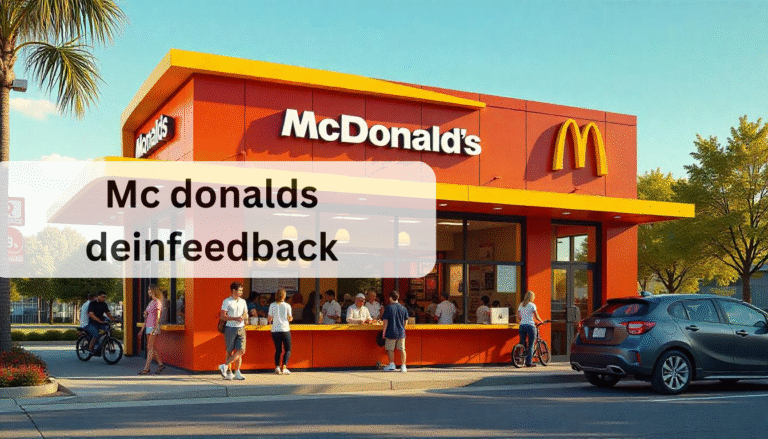 mc donalds deinfeedback