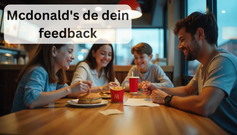 mcdonald's de dein feedback