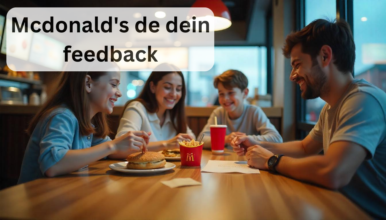 mcdonald's de dein feedback