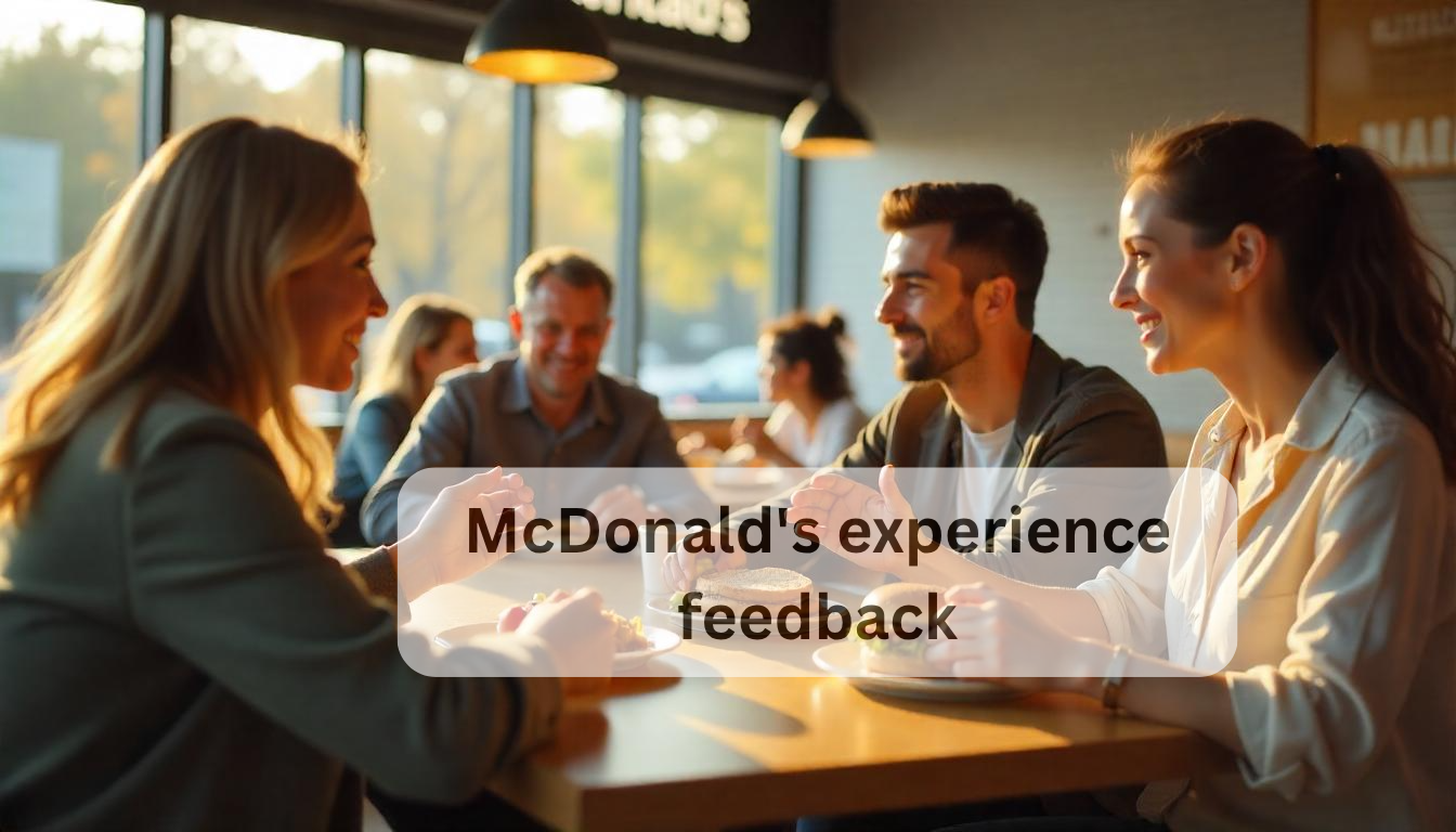 McDonalds experience feedback 1