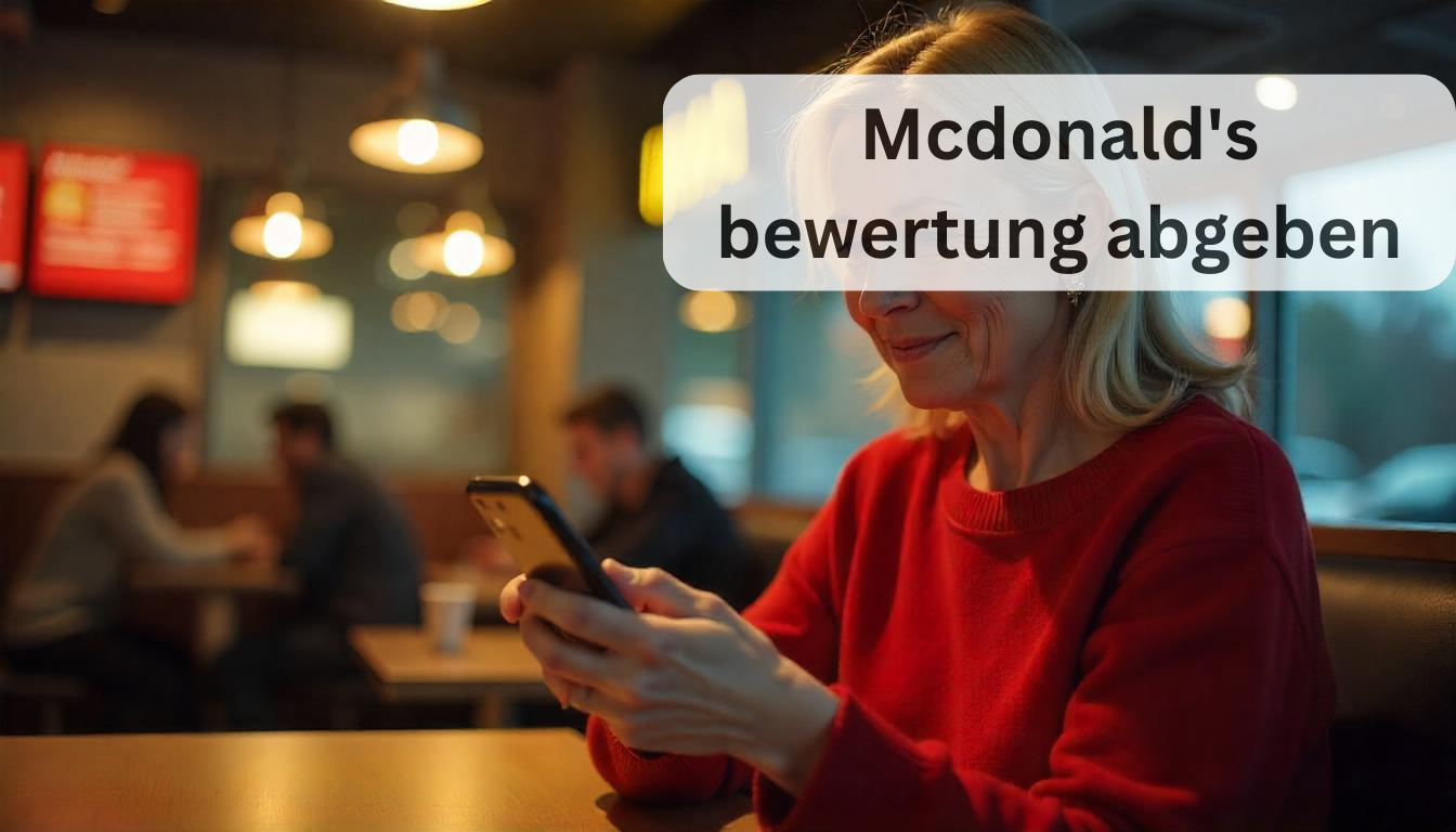 mcdonald's bewertung abgeben