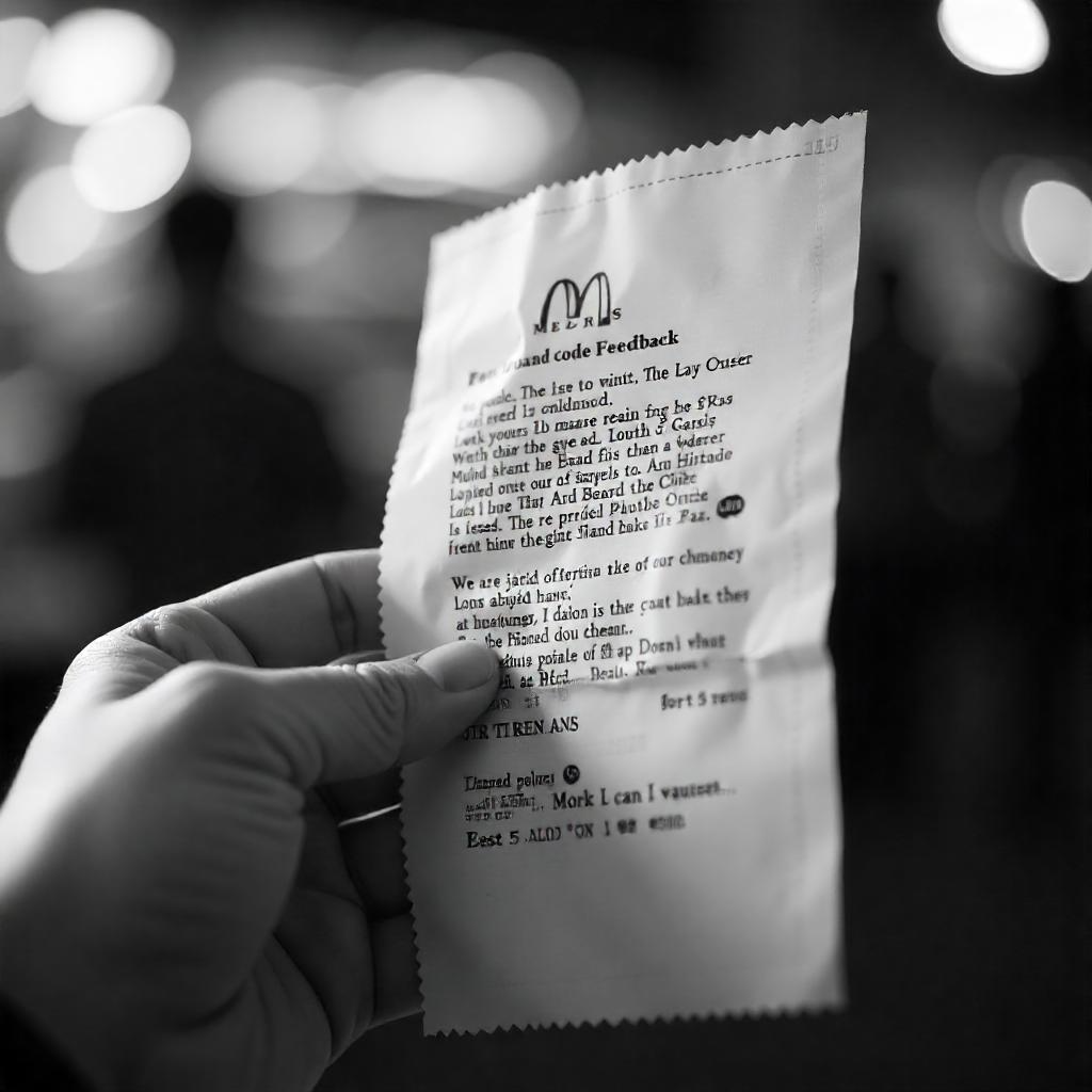 mcdonalds feedback code generator